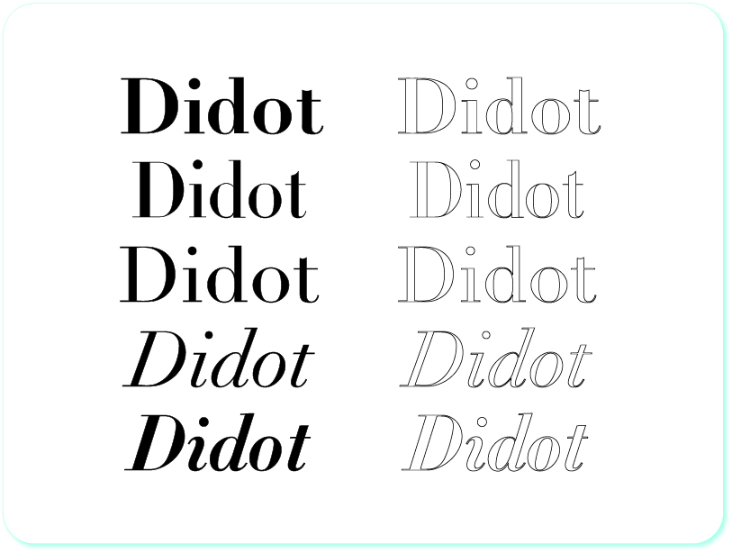 DIDOT 100